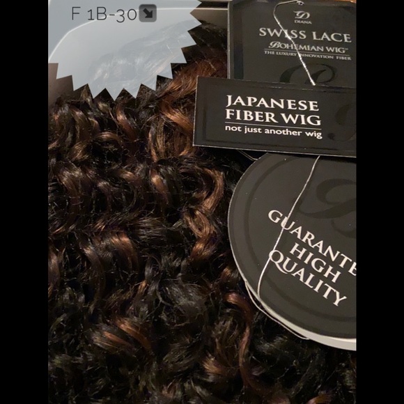 NIB Diana Swiss Lace Bohemian Wig/ Melva - Picture 4 of 5